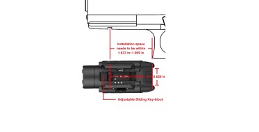 Zbraňová svítilna Olight PL-3R Valkyrie