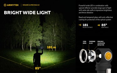 Čelovka Armytek Wizard C2 Pro MAX LR White