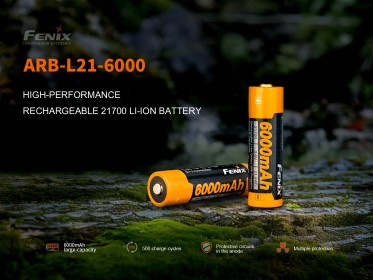 Akumulátor Fenix 21700 6000 mAh (Li-Ion)